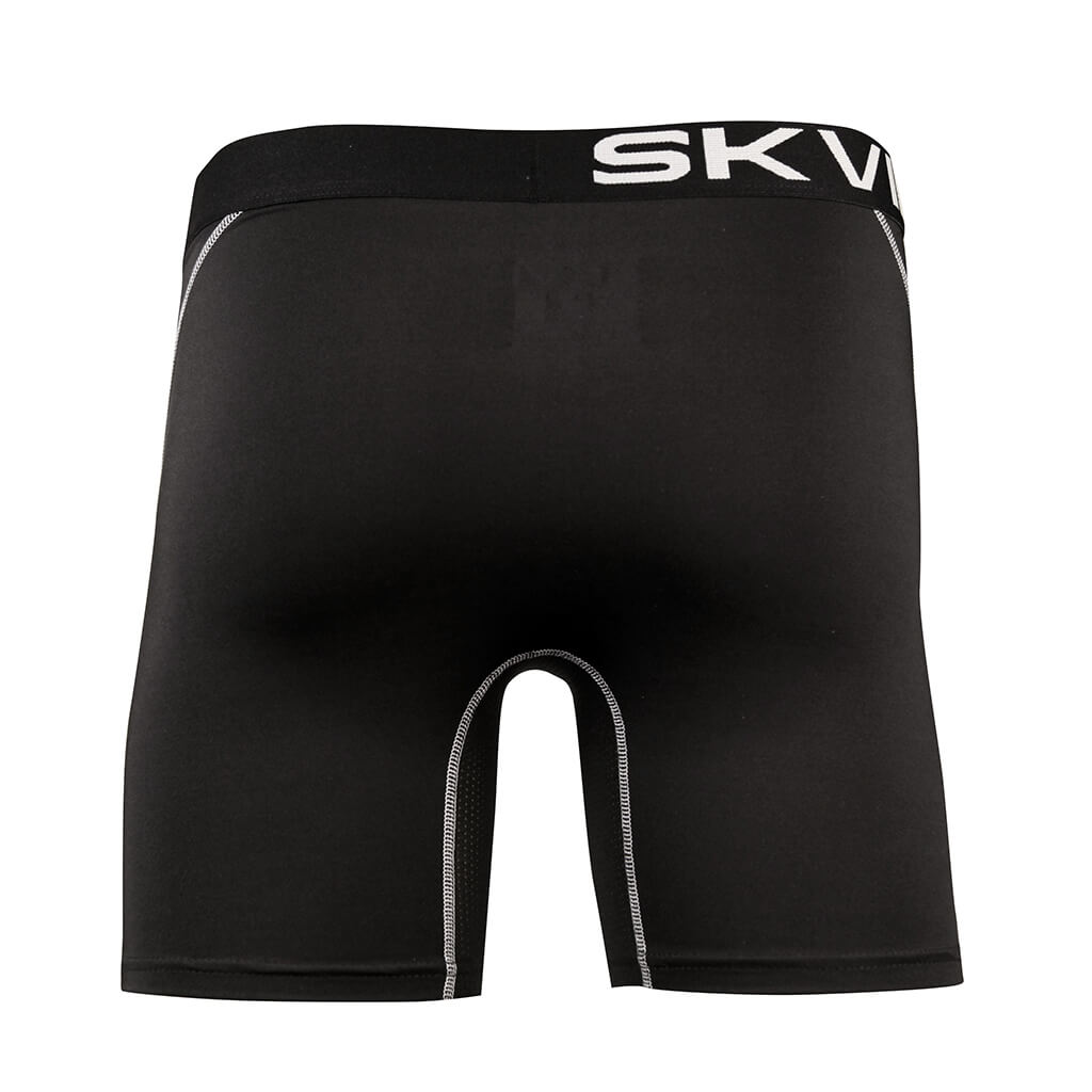 SKVI Black-White Performance Boxer Briefs 1-Pack