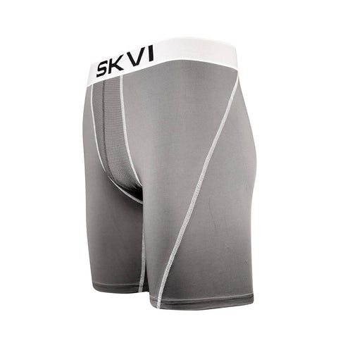SKVI Gray-White Performance Boxer Briefs 1-Pack