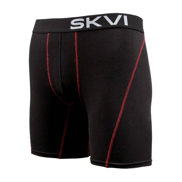 Clever Underwear Cotton Sin Boxer Brief Black / Red (M)
